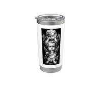 See No Evil Speak No Evil Hear No Evil Angel Baby Querubines Vaso térmico de acero inoxidable de doble pared