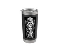 See No Evil Speak No Evil Hear No Evil Angel Baby Querubines Vaso térmico de acero inoxidable de doble pared