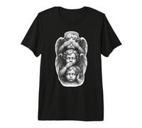 See No Evil | Speak No Evil | Hear No Evil Angel Querubines Camiseta Premium