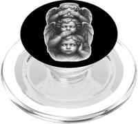 See No Evil | Speak No Evil | Hear No Evil Angel Querubines PopSockets PopGrip para MagSafe