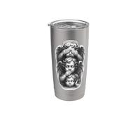 See No Evil | Speak No Evil | Hear No Evil Angel Querubines Vaso térmico de acero inoxidable de doble pared