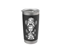 See No Evil Speak No Evil Hear No Evil Baby Angel Querubines Vaso térmico de acero inoxidable de doble pared