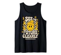See The Future Clearly AMD Low Vision Awareness Month Camiseta sin Mangas