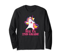 See YA 2do Grado Unicornio Dabbing Segundo Grado Niños Meme Manga Larga