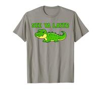 See Ya Later Cocodrilo Lindo Diseño Verde Gator Camiseta