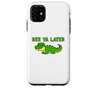 See Ya Later Cocodrilo Lindo Diseño Verde Gator Carcasa para iPhone 11