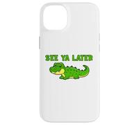 See Ya Later Cocodrilo Lindo Diseño Verde Gator Carcasa para iPhone 14 Plus