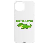 See Ya Later Cocodrilo Lindo Diseño Verde Gator Carcasa para iPhone 15 Plus