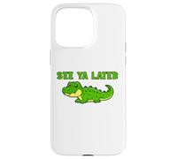 See Ya Later Cocodrilo Lindo Diseño Verde Gator Carcasa para iPhone 15 Pro MAX