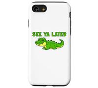 See Ya Later Cocodrilo Lindo Diseño Verde Gator Carcasa para iPhone SE (2020) / 7/8