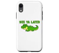 See Ya Later Cocodrilo Lindo Diseño Verde Gator Carcasa para iPhone XR