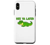 See Ya Later Cocodrilo Lindo Diseño Verde Gator Carcasa para iPhone XS MAX