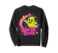 See Ya Soon Moon Cute Spooky Halloween Stars Kawaii Sudadera