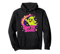 See Ya Soon Moon Cute Spooky Halloween Stars Kawaii Sudadera con Capucha