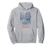 See You In Paris Eiffel Tower Street Scene Sudadera con Capucha