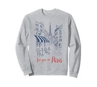 See You In Paris Romantic Eiffel Tower Café Sudadera