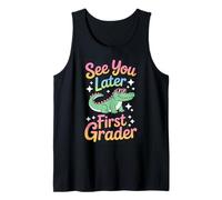 See You Later First Grader Alligator Fun Camiseta sin Mangas