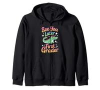 See You Later First Grader Alligator Fun Sudadera con Capucha