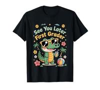 See You Later First Grader Summer Vacation Alligator Apparel Camiseta