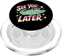 See You Later Gator - Retro Pastel Cartoon Pun PopSockets PopGrip para MagSafe
