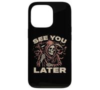 See You Later Grim Reaper El Ángel De La Muerte Coleccionista De Almas Carcasa para iPhone 13 Pro