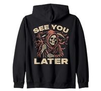 See You Later Grim Reaper El Ángel De La Muerte Coleccionista De Almas Sudadera con Capucha