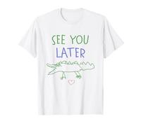See You Later Teacher Summer Alligator Last Day of School Camiseta
