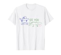 See You Later Teacher Summer Alligator Last Day of School Camiseta