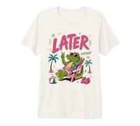 See You Later Teacher Summer Alligator Last Day of School Camiseta Premium
