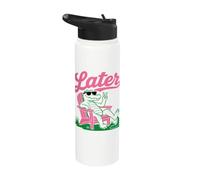 See You Later Teacher Summer Alligator Last Day of School Stainless Steel Insulated Water Bottle
