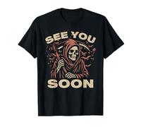 See You Soon Grim Reaper El Ángel De La Muerte Coleccionista De Almas Camiseta