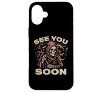 See You Soon Grim Reaper El Ángel De La Muerte Coleccionista De Almas Carcasa para iPhone 16 Plus