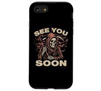 See You Soon Grim Reaper El Ángel De La Muerte Coleccionista De Almas Carcasa para iPhone SE (2020) / 7/8