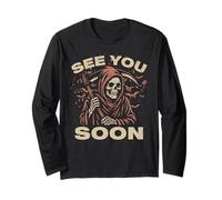 See You Soon Grim Reaper El Ángel De La Muerte Coleccionista De Almas Manga Larga