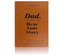 SEEALLDE Diario divertido para papá con texto en inglés «Dad I want to hear your Story», regalo de cumpleaños para papá, regalo de hija e hijo