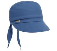Seeberger Bandana con Visera Uni Jersey para el sol gorra de mujer (talla única - azul)
