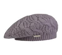 Seeberger Boina de Punto Uni Mujer - Vasca con Forro otoño/Invierno Invierno - Talla única Lila Claro