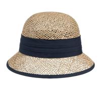 Seeberger Cloché de Paja Zostera Sombrero Sol Verano (Talla única - Azul)