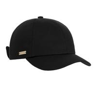 Seeberger Gorra de Mujer Uni Cotton - Sol Beisbol algodón con Visera Verano/Invierno Primavera Verano Otoño Invierno - Talla única Negro