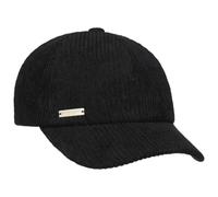 Seeberger Gorra de Pana Uni Soft Mujer - Beisbol Cerrado por atrás, con Visera, Forro otoño/Invierno Invierno - Talla única Negro