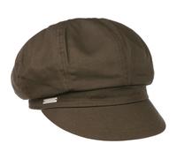 Seeberger Gorra Newsboy Azalee de Mujer (Talla única - Verde Oliva)