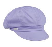 Seeberger Gorra Newsboy Azalee Mujer - de algodón Verano con Visera, Forro Primavera/Verano - Talla única Morado