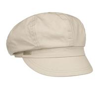 Seeberger Gorra Newsboy Azalee Mujer - de algodón Verano con Visera, Forro Primavera/Verano - Talla única Beige