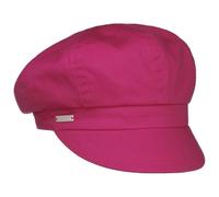 Seeberger Gorra Newsboy Azalee Mujer - de algodón Verano con Visera, Forro Primavera/Verano - Talla única Fucsia