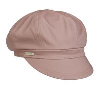Seeberger Gorra Newsboy Azalee Mujer - de algodón Verano con Visera, Forro Primavera/Verano - Talla única Rosa Palo