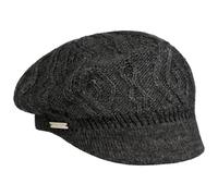 Seeberger Gorra Newsboy de Punto Annelie Gorro Mujer (Talla única - Antracita)