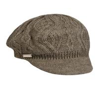 Seeberger Gorra Newsboy de Punto Annelie Gorro Mujer (Talla única - Gris Pardo)