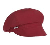 Seeberger Gorra Newsboy Rainy Day de Invierno Mujer (Talla única - Rojo)