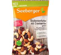 Seeberger Mezcla para Estudiantes con Arándanos - 125 g Seeberger