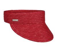 Seeberger Mia - Visera solar para mujeres/niños, color rojo, talla única, Rojo -, 6 5/8-7 3/8